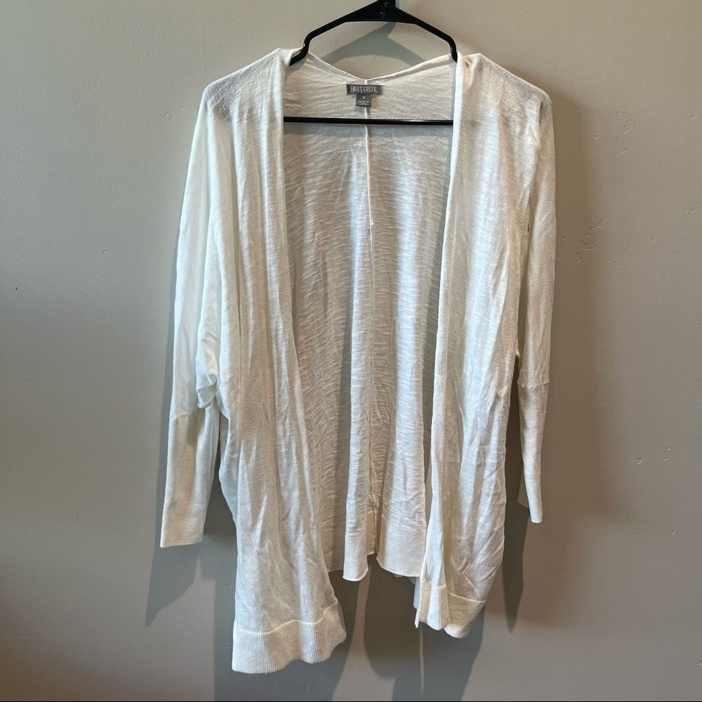 FALLS CREEK Open Front Cardigan Size Small
